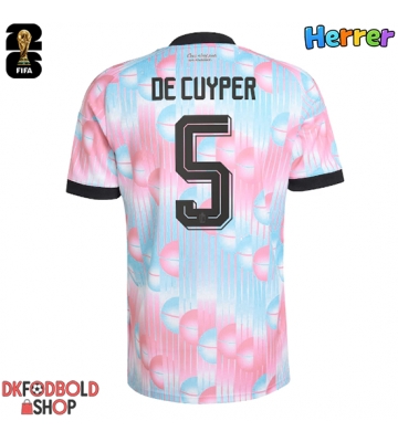 Belgien Maxim De Cuyper #5 Udebanetrøje VM 2026 Kort ærmer